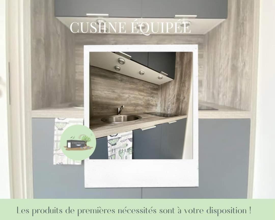 Montmerle-sur-Saone Studio De Jardin "Le Temps D Une Pause" Jusqu'A 4 Personnes En Face Du Beaujolais - Climatisation Et Borne Recharge Vehicule Electrique מראה חיצוני תמונה